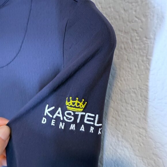 Kastel Denmark Performance Riding Blue Sun Shirt Equestrian Long Sleeve XS - Picture 4 of 11